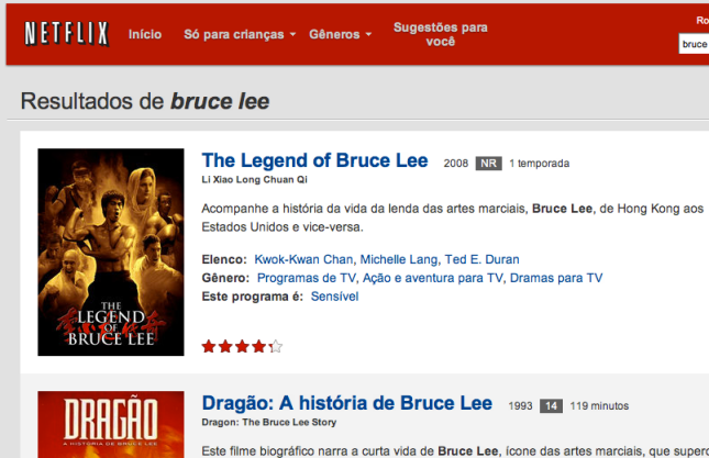 A lenda de Bruce Lee no Netflix